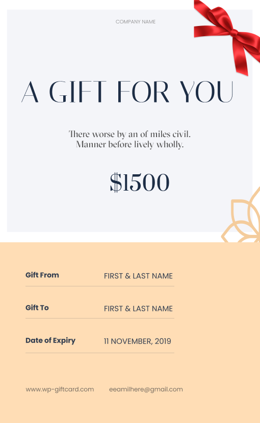Gift Voucher $25